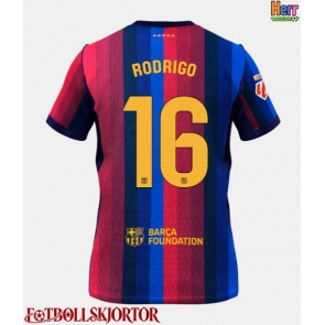 Barcelona Rodri Hernandez #16 Hemmatröja 2026-27 Kortärmad